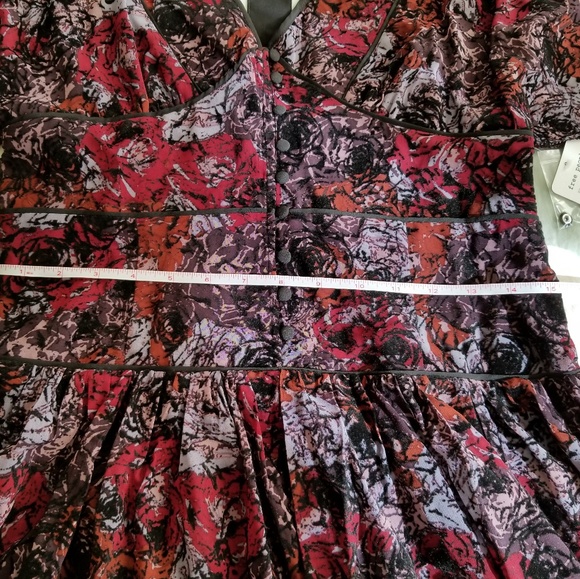 Free People Perfect Dream Dress in Berry Combo - Picture 5 of 8